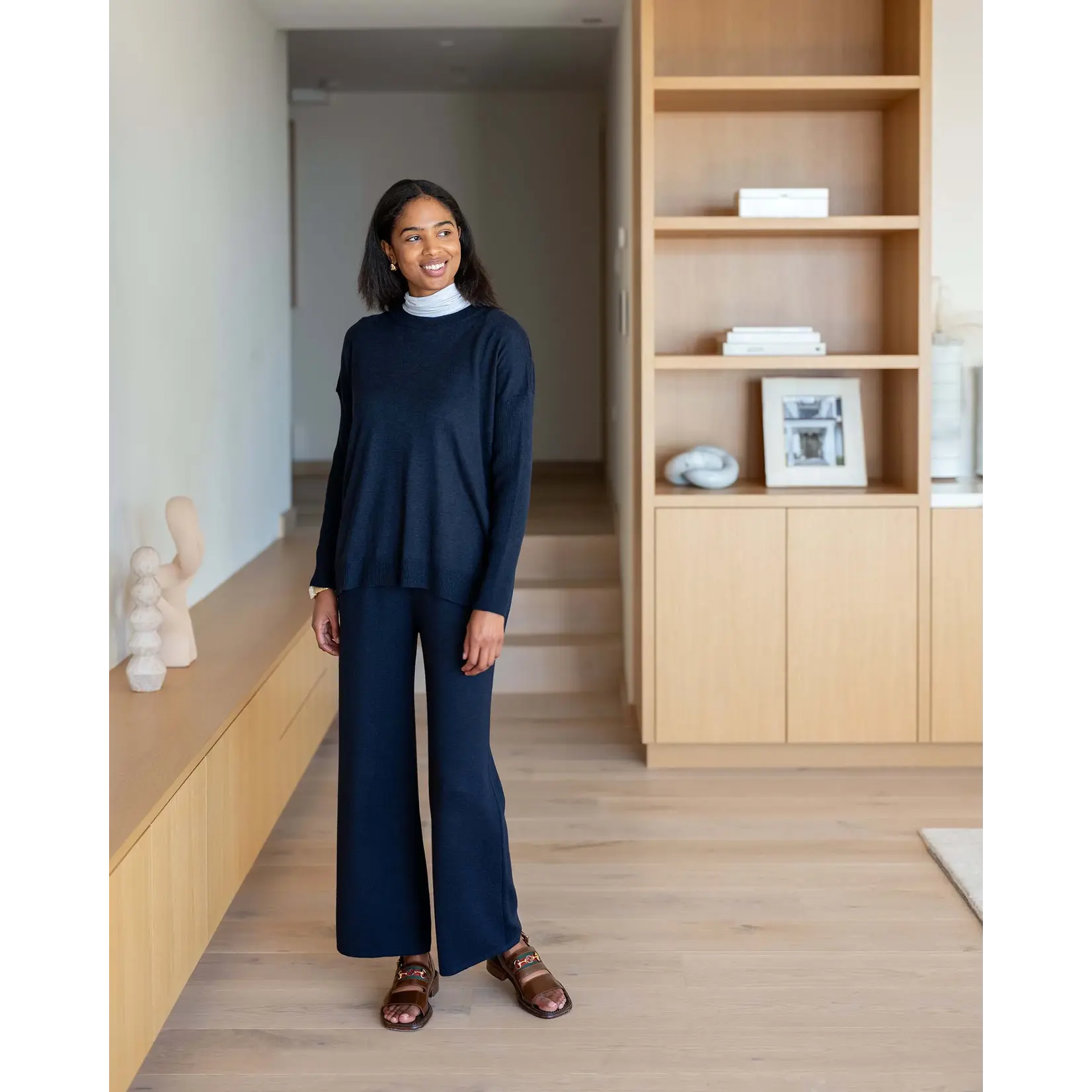 Mersea Coronado Split-Back Sweater S/M