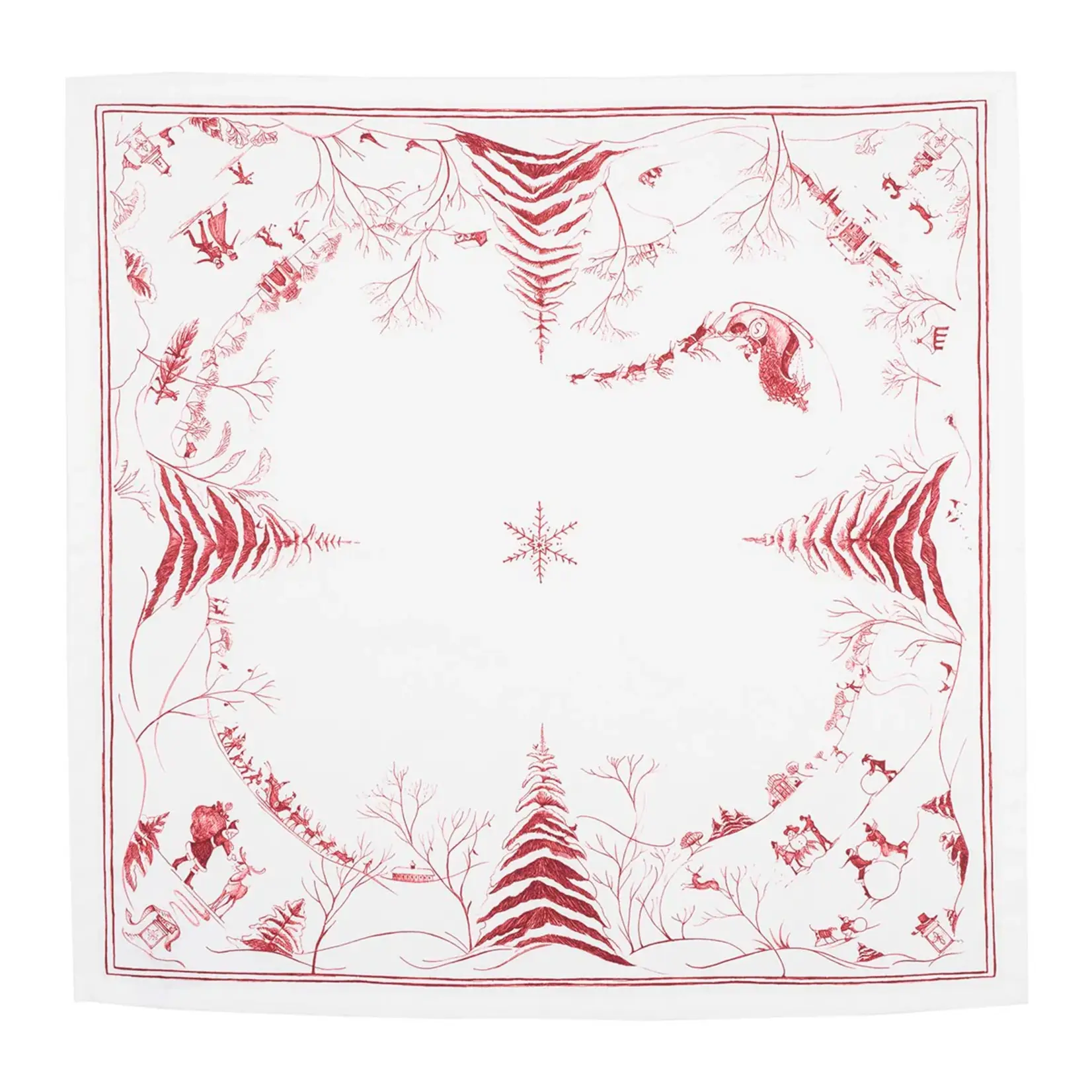 Juliska Country Estate Winter Frolic Napkin - Ruby