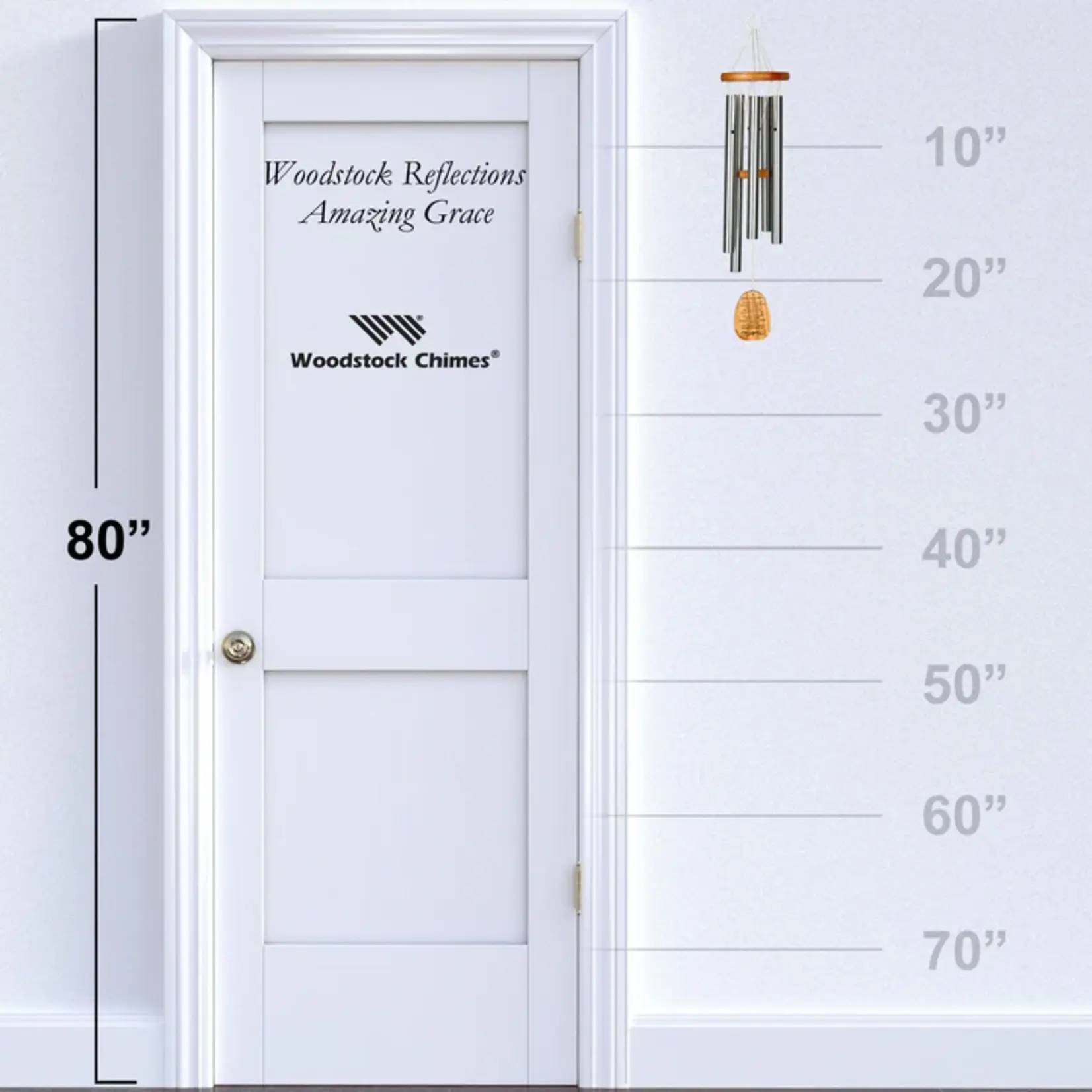 Woodstock Chimes Reflections Chime, Amazing Grace