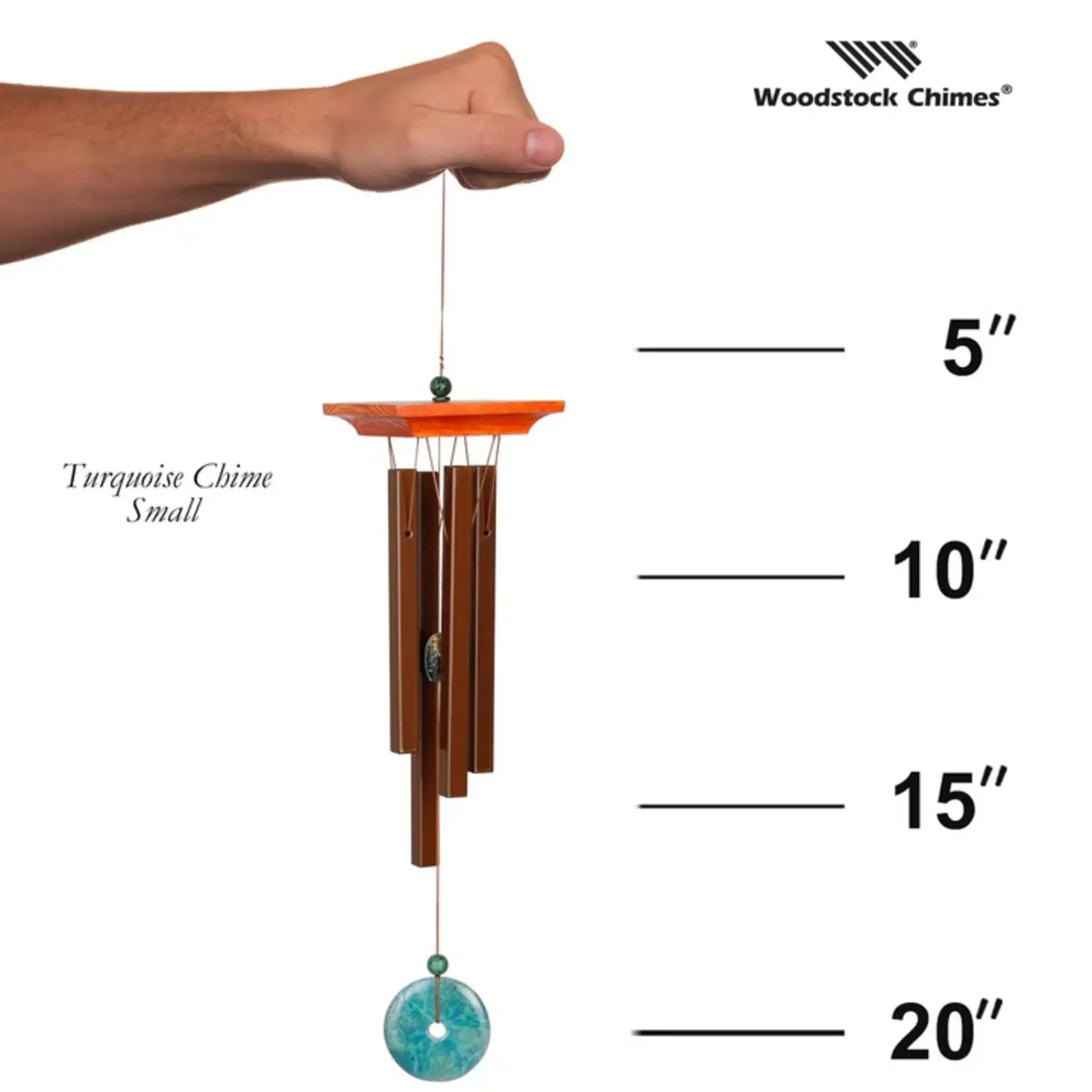 Woodstock Chimes Woodstock Turquoise Chime