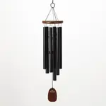Woodstock Chimes Amazing Grace Chime Matte Black and Teak