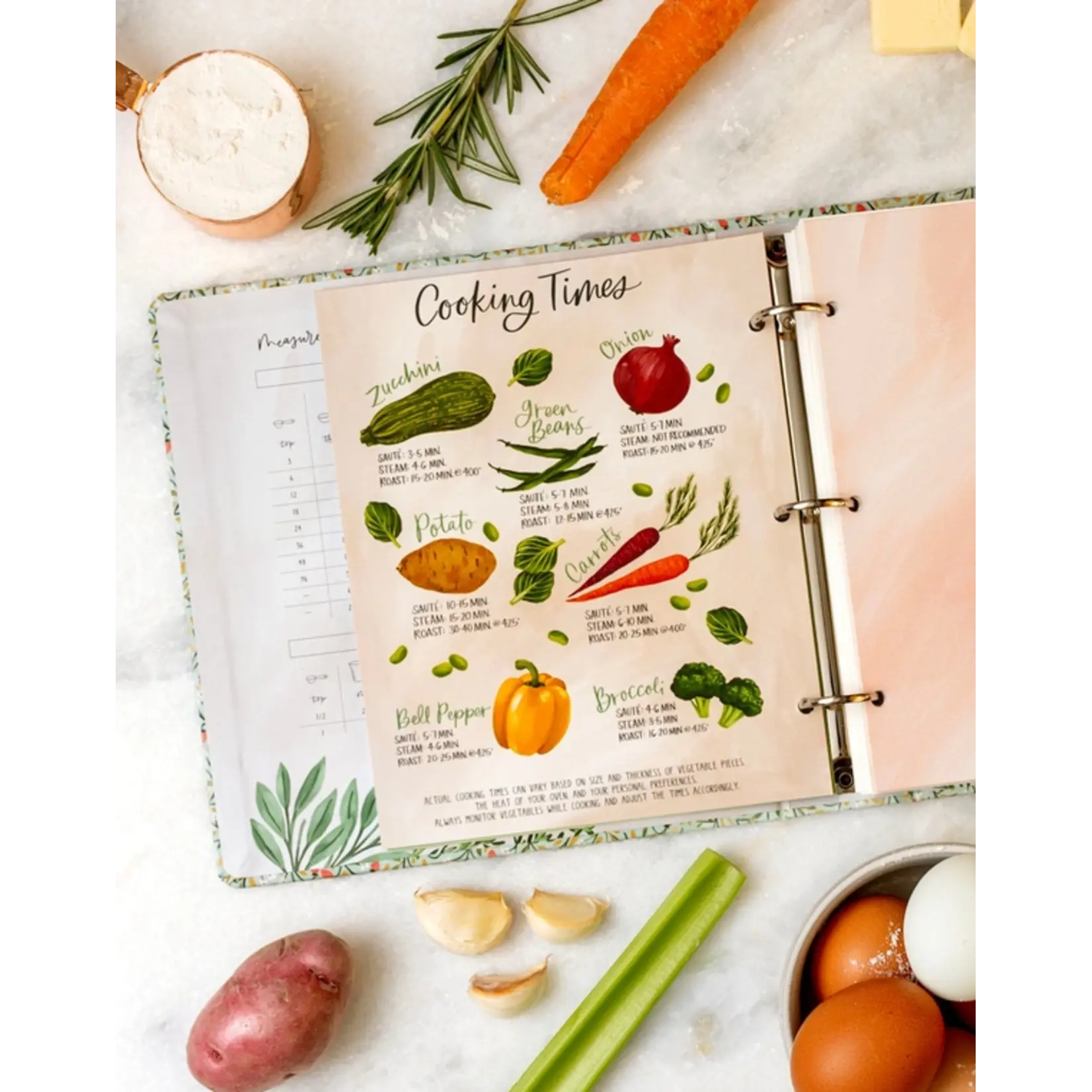 Canoe Strawberry Meadow Petite Recipe Binder