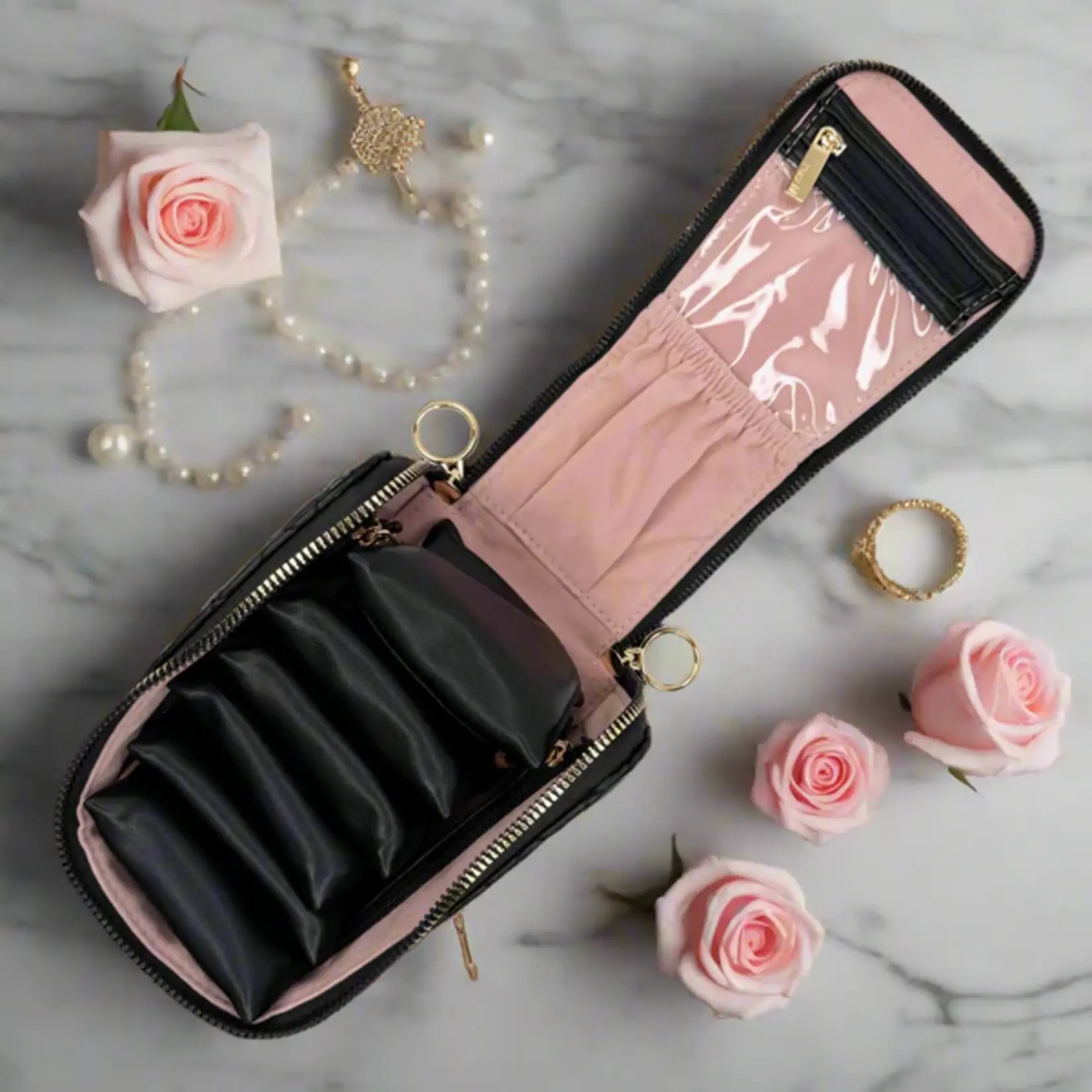 PurseN Train Jewelry Case Timeless Quilted