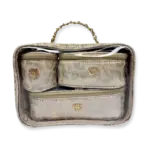 PurseN Trio Jet Setter Glimmer Leopard