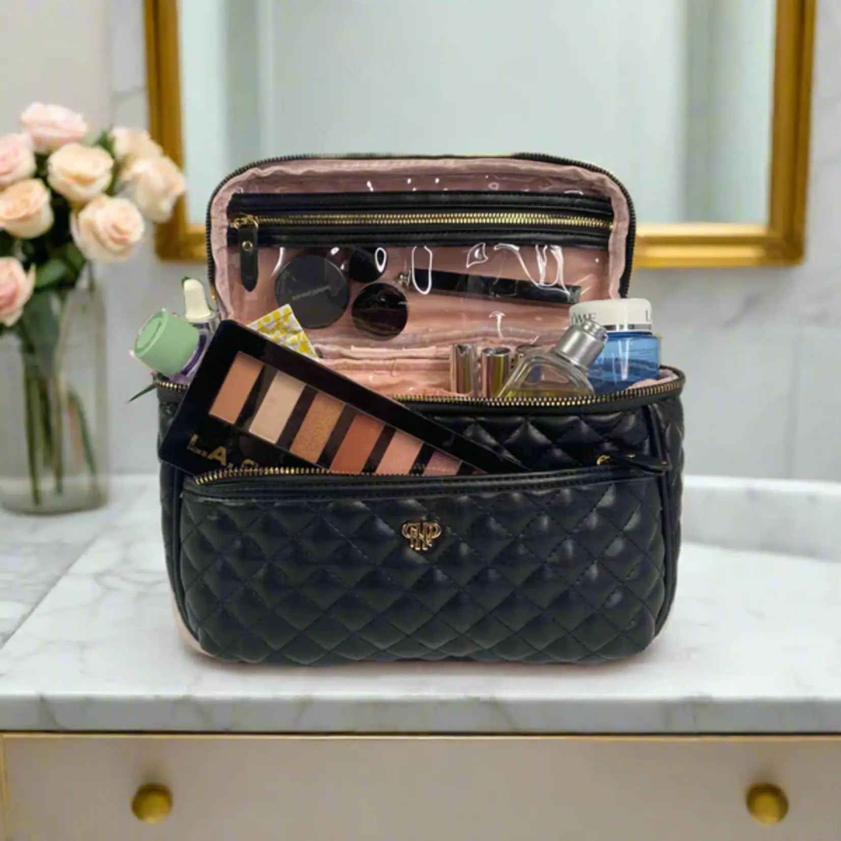 PurseN Train Case Timeless Quilted