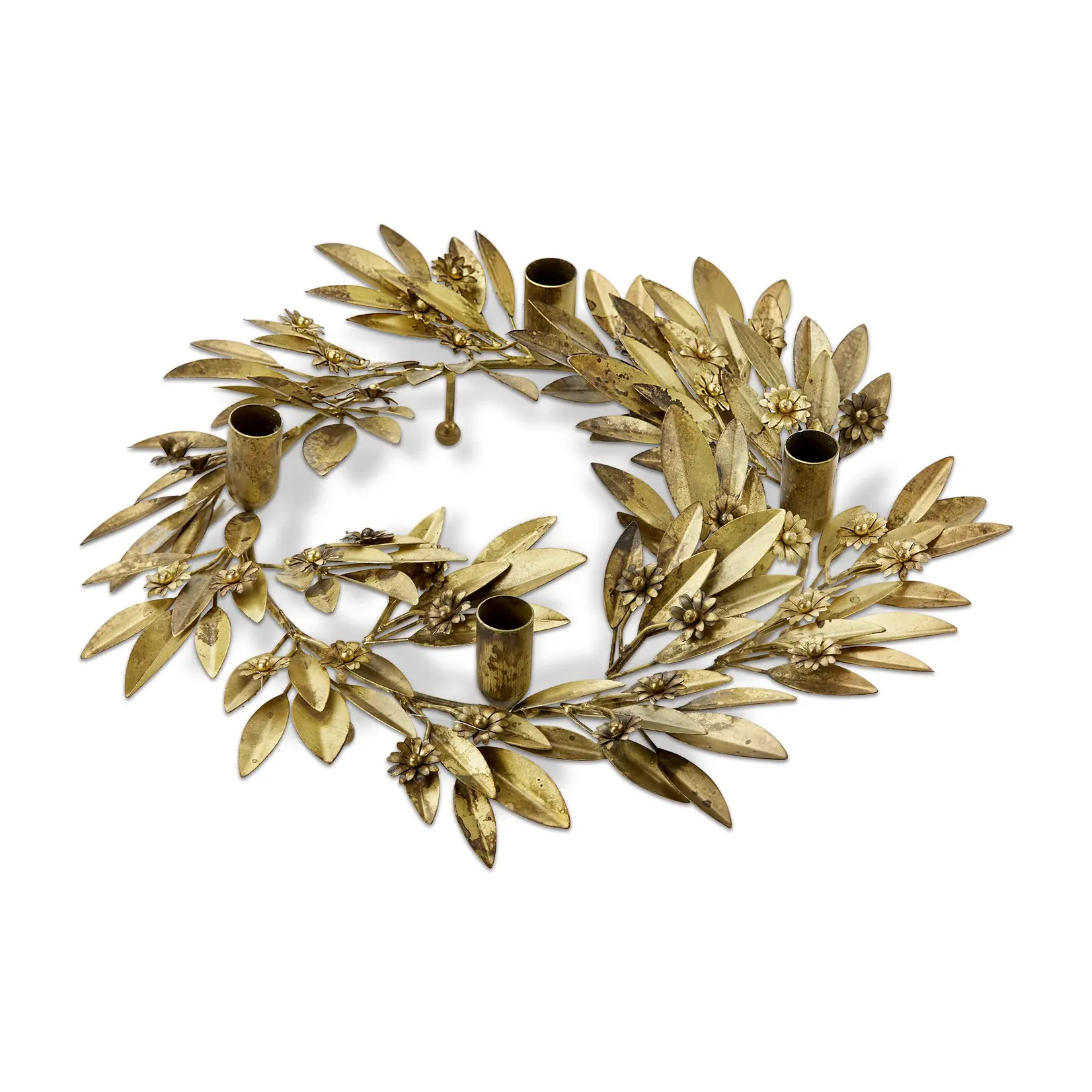 Tag True Living Botanical Wreath Taper Candle Holder