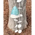 Poor House Pottery Large Mushroom Double Chime with 18 Small discs