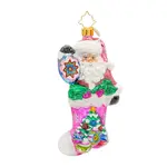 Christopher Radko Santa's Stocking Stuffer