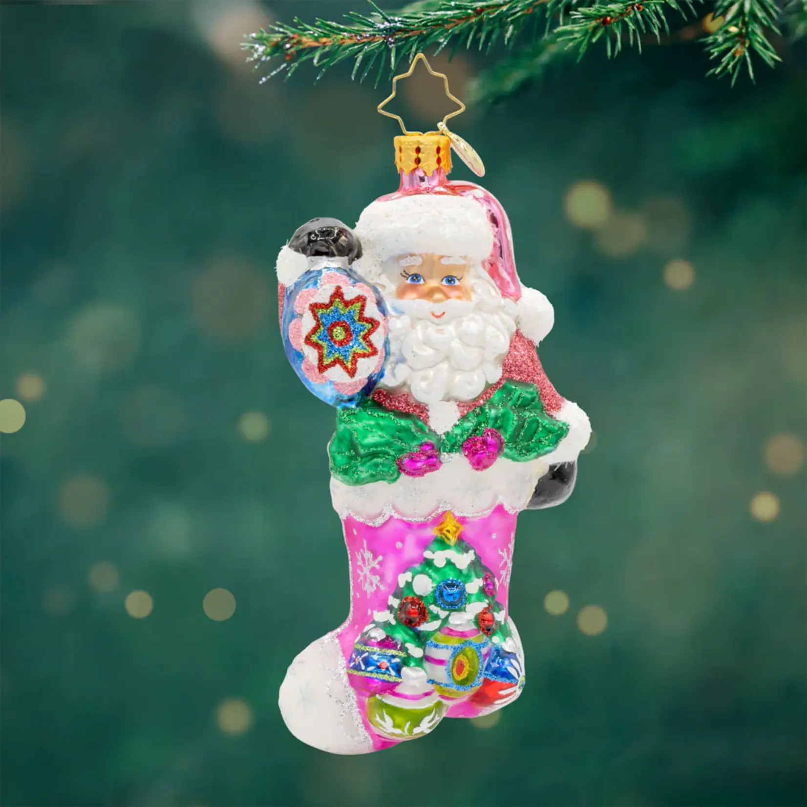 Christopher Radko Santa's Stocking Stuffer