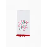 Mary Square Holly Jolly Tea Towel