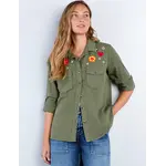 Billy T Birds of a Feather Shirt - Soft Olive