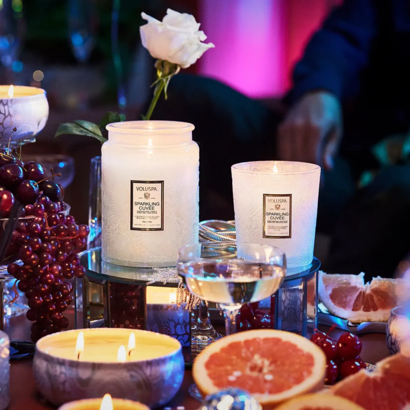 Voluspa Large Jar Candle 18oz Sparkling Cuvee