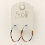 Scout Jewerly Chromacolor Miyuki Small Hoop Earring