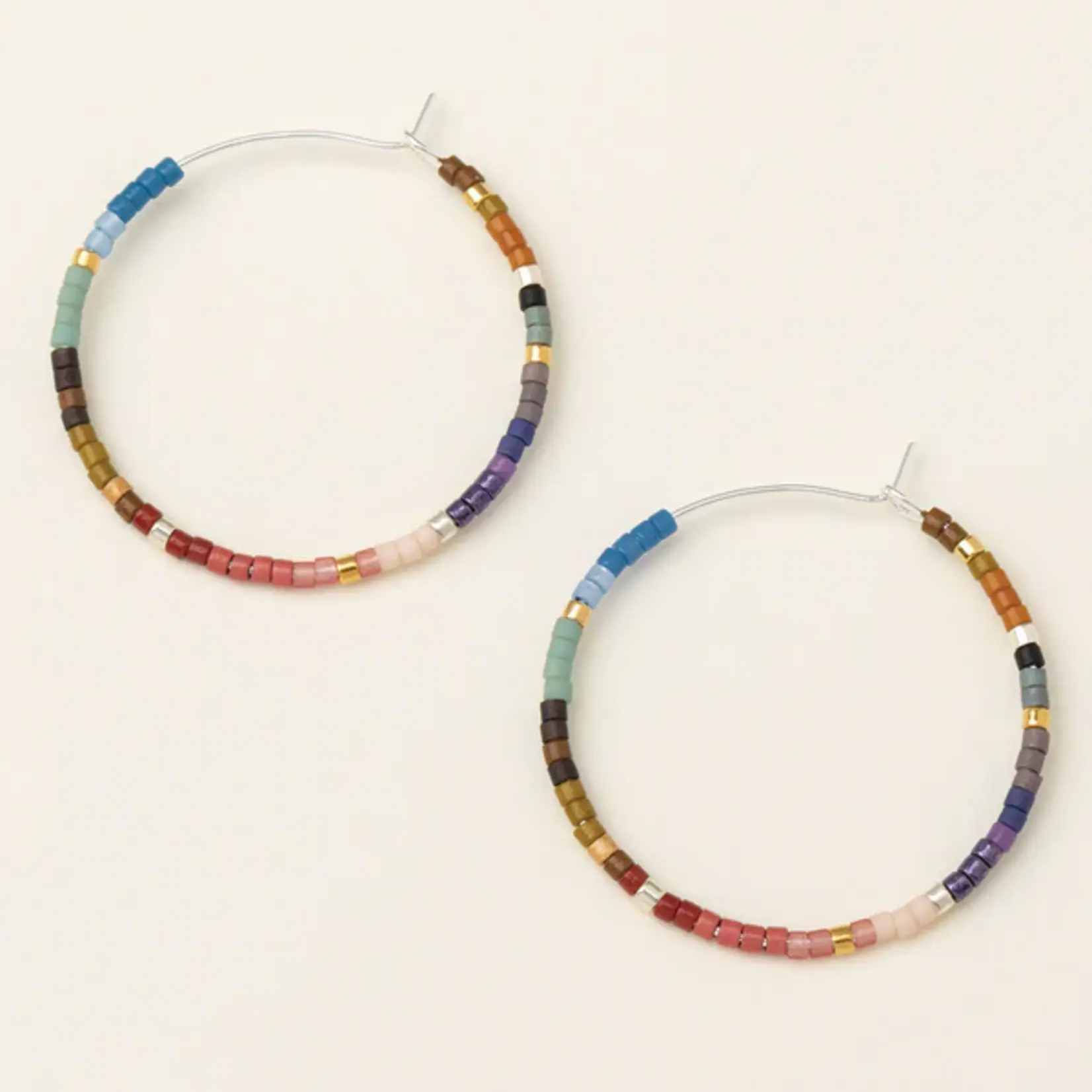 Scout Jewerly Chromacolor Miyuki Small Hoop Earring