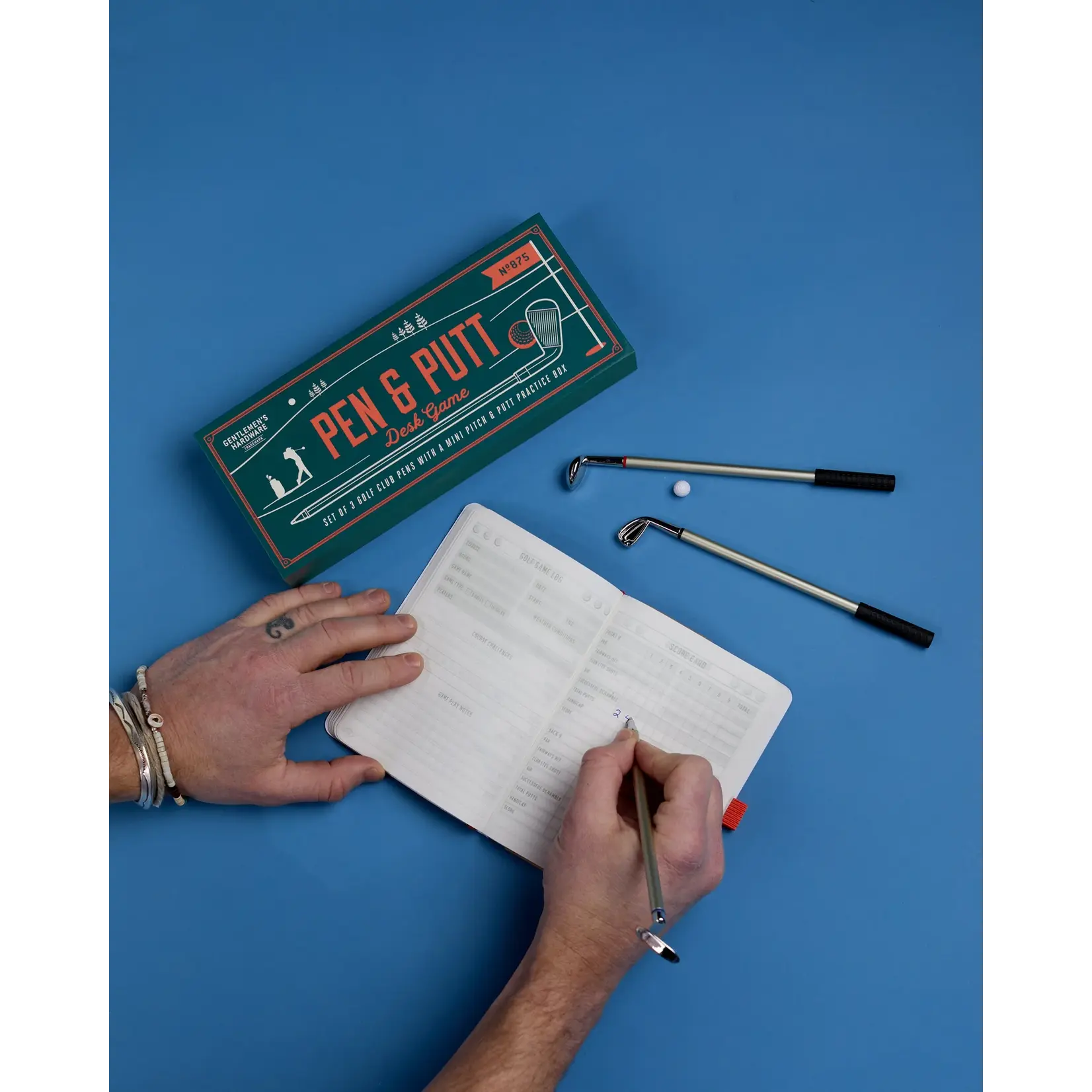 Gentlemens Hardware Golf Club Pens Pen & Putt Desk Game
