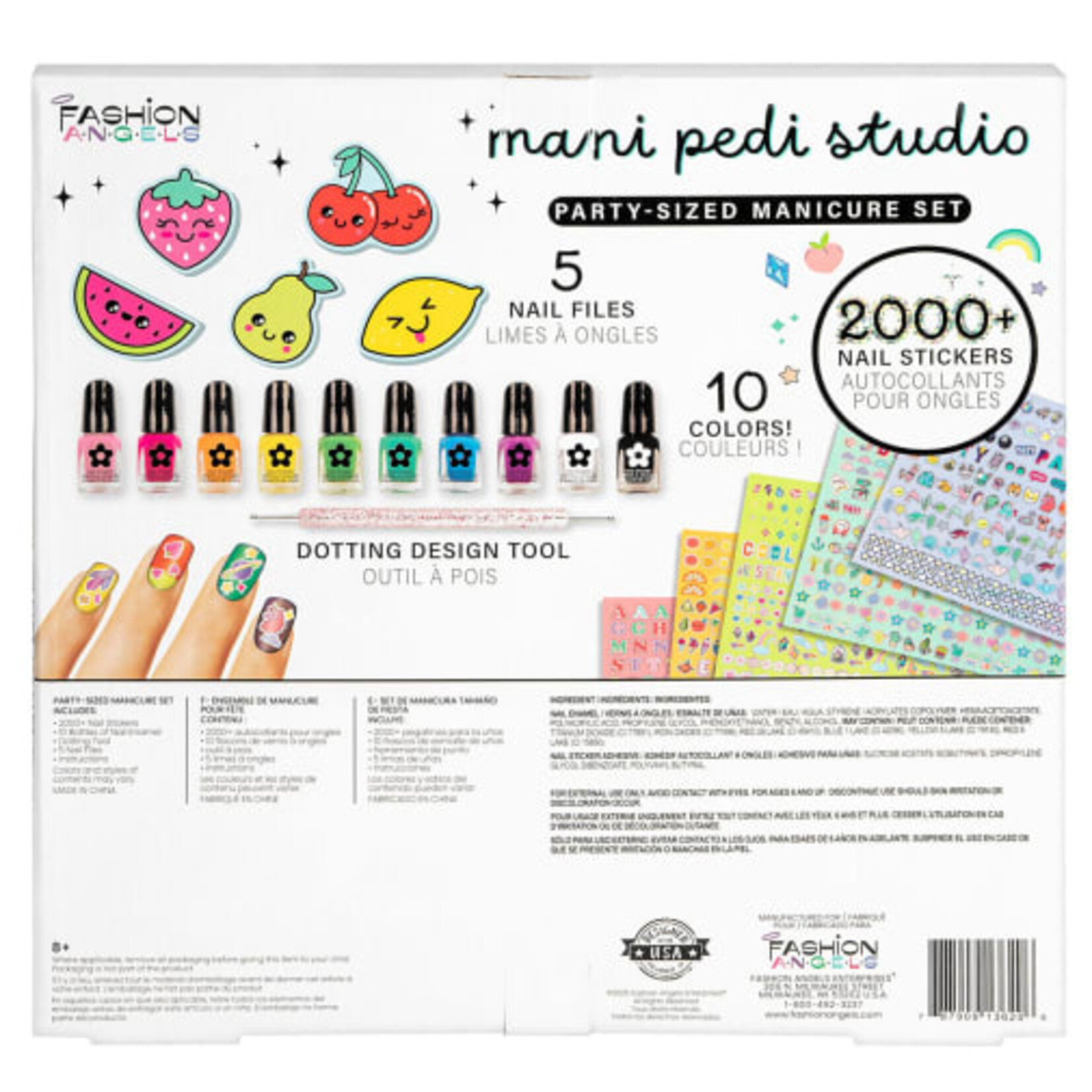 Fashion Angels MANI PEDI STUDIO - PARTY SIZED NAIL ART KIT