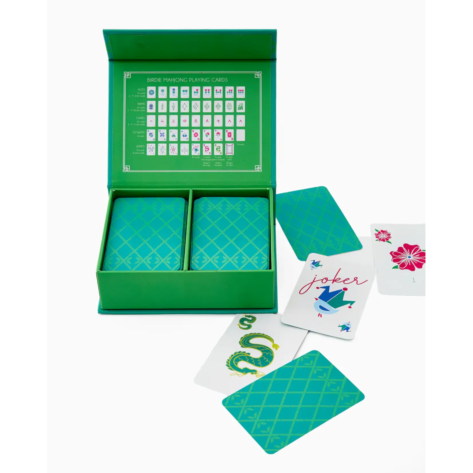 Oh My Mahjong Birdie Mahjong Playing Cards