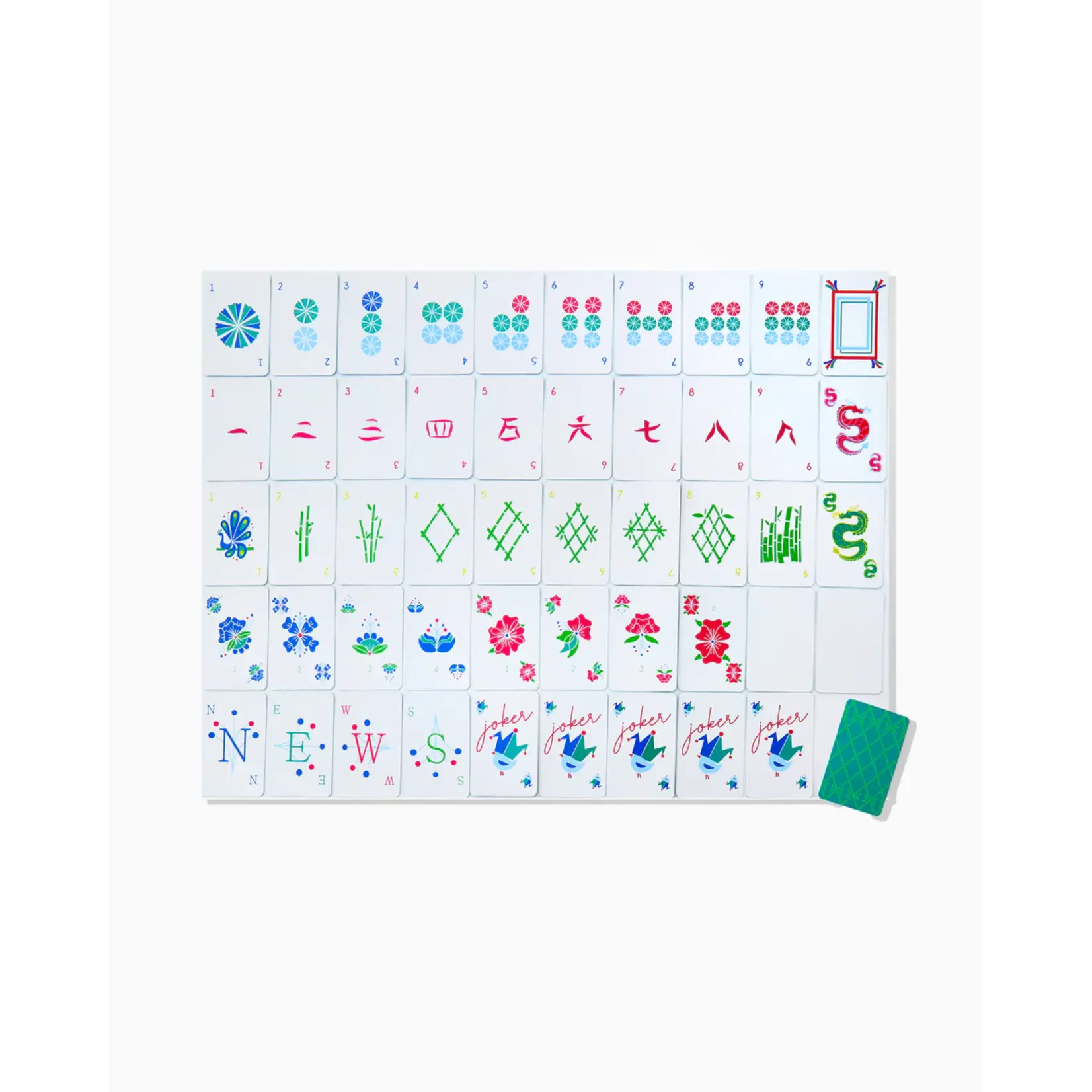 Oh My Mahjong Birdie Mahjong Playing Cards