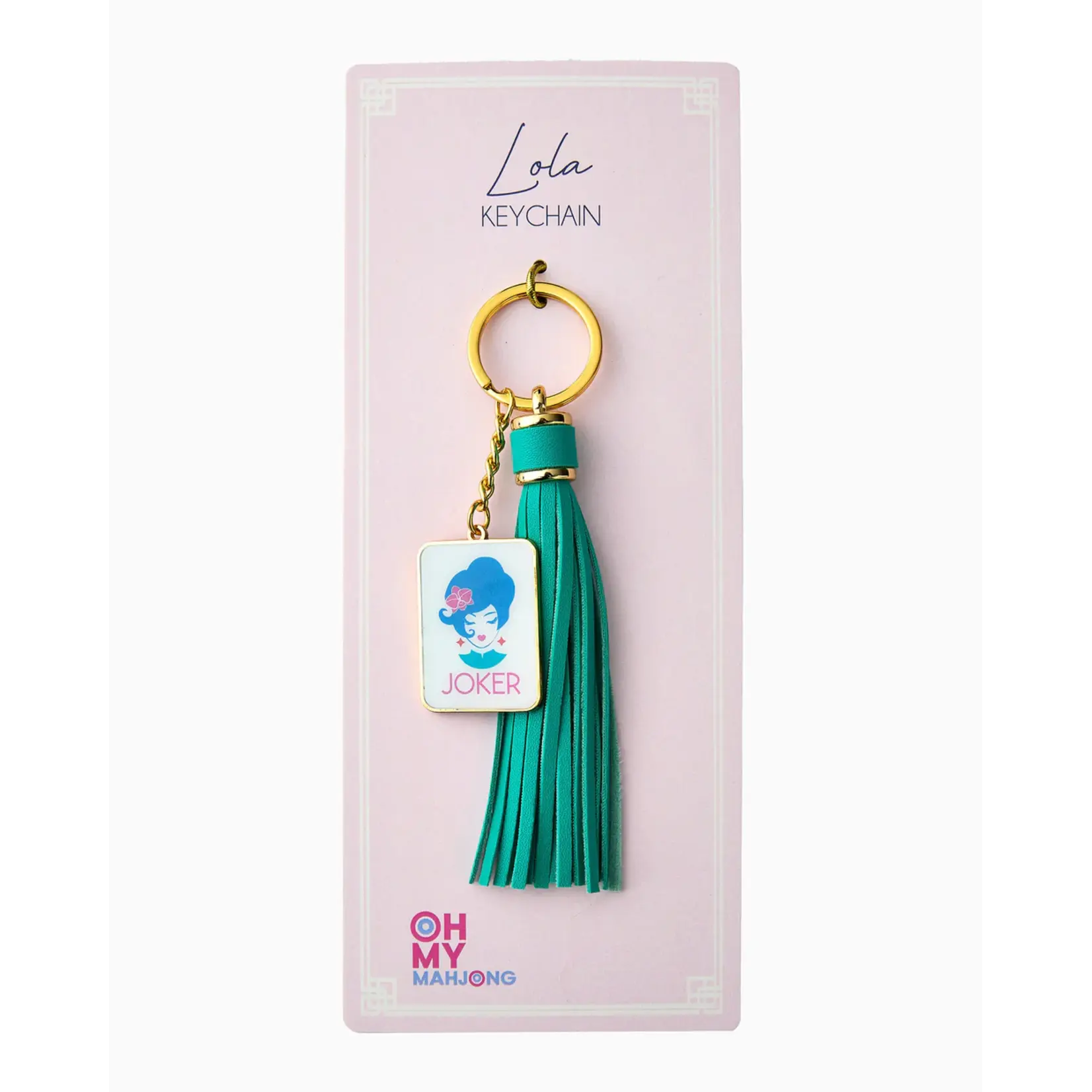 Oh My Mahjong Lola Keychain