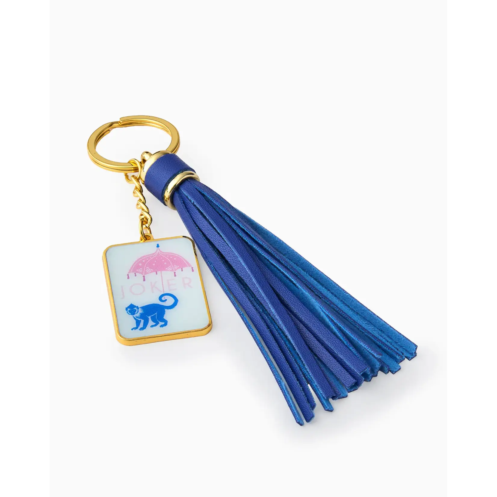 Oh My Mahjong Monkey Joker Keychain