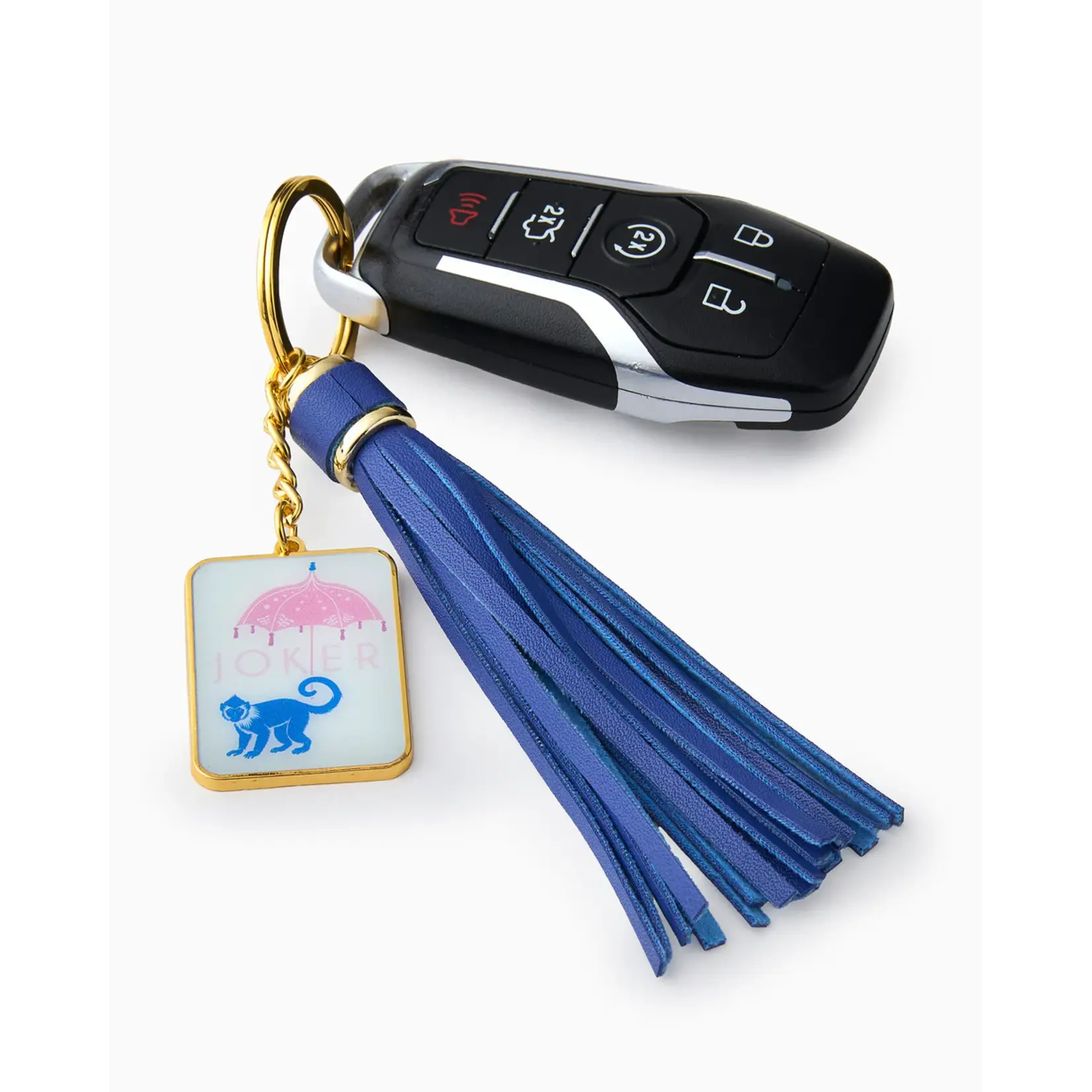 Oh My Mahjong Monkey Joker Keychain