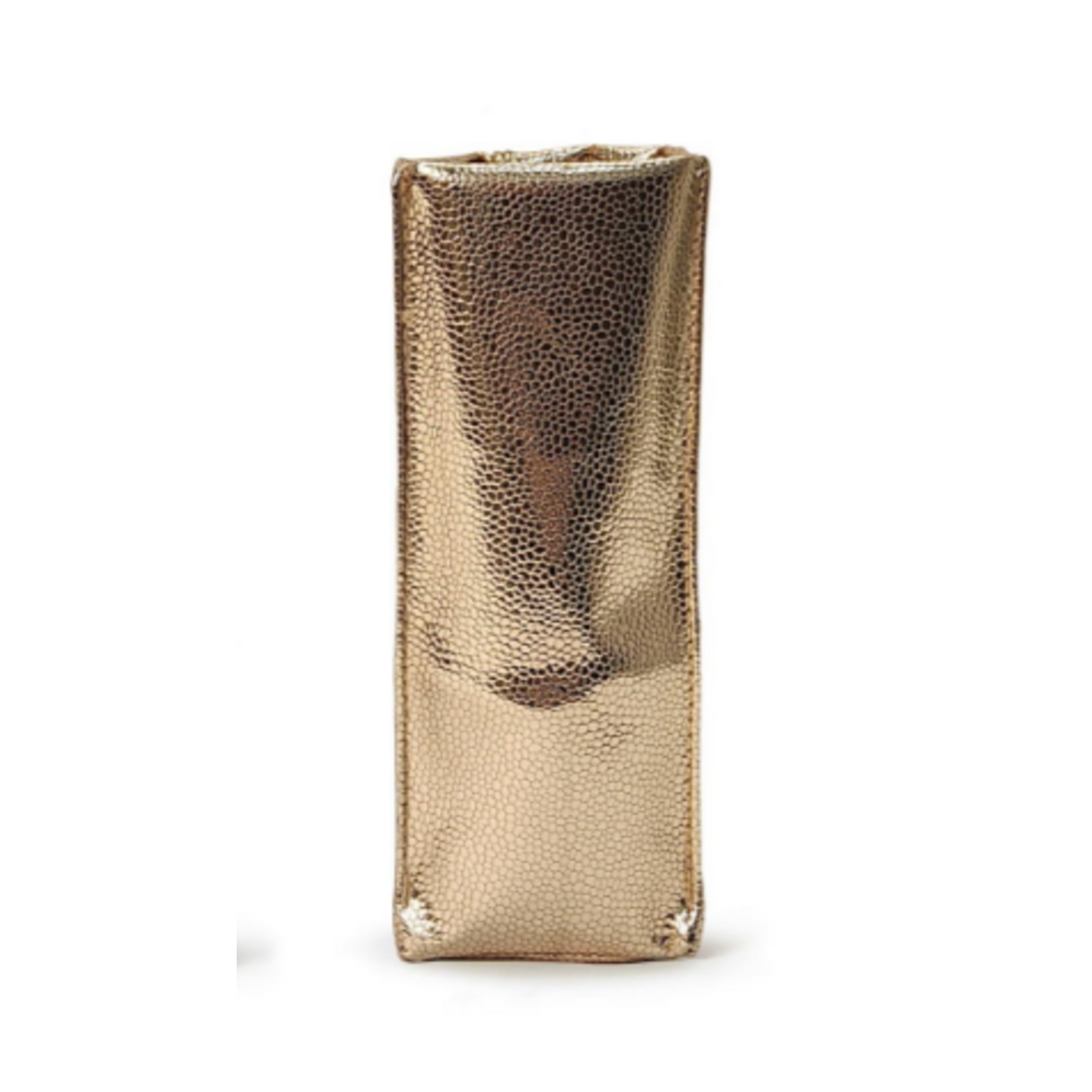 Two's Company "Looking Good" Metallic Tones Faux Snake Skin Standing Triangular Weighted Eyeglasses / Accessory Holder