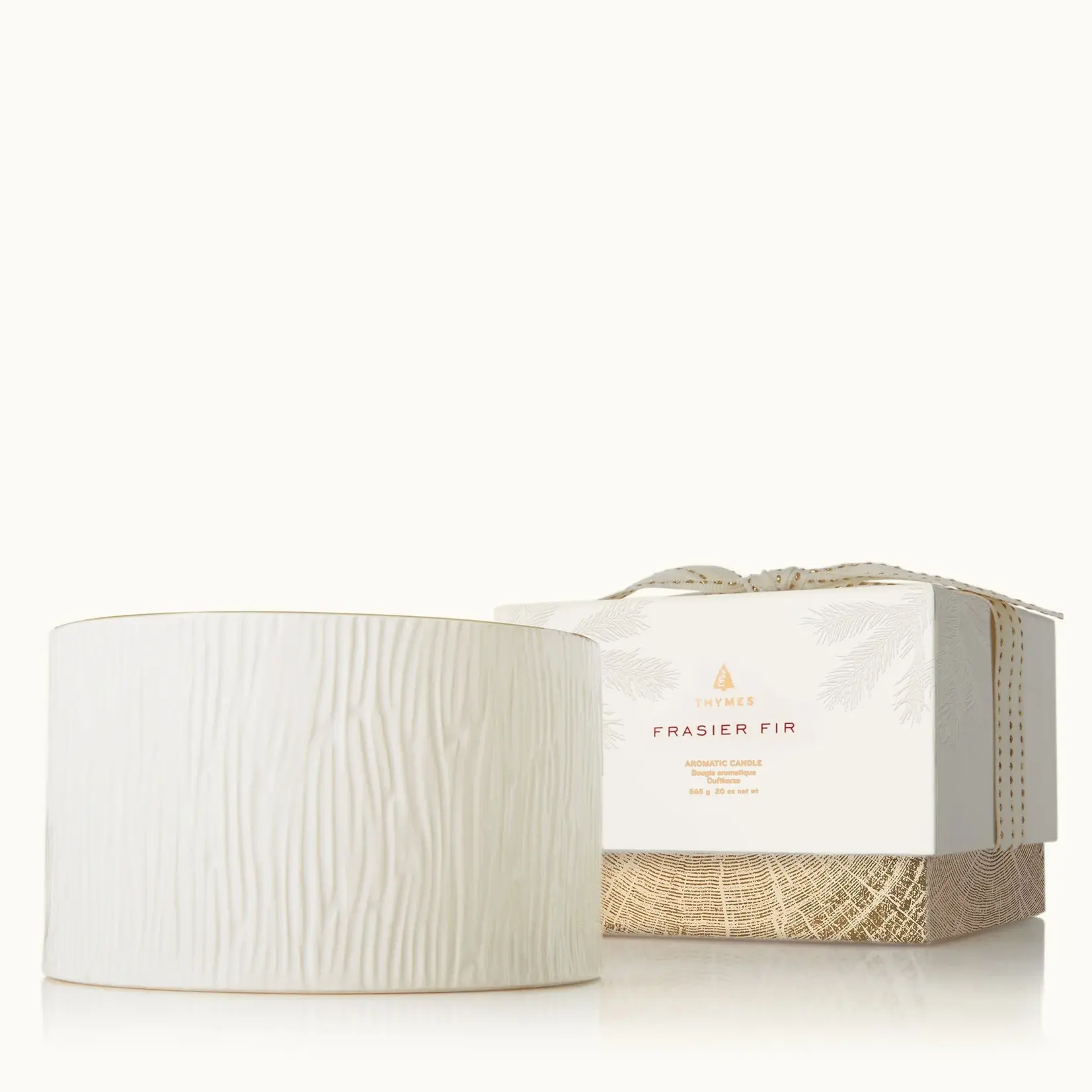 Thymes Frasier Fir Ceramic Candle 3-Wick