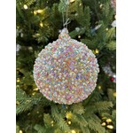 Shishi US Glass Ball Pearls and Multicolored Glitter Outside 12cm
