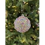 Shishi US Glass Ball Pearls and Multicolored Glitter Outside 10cm