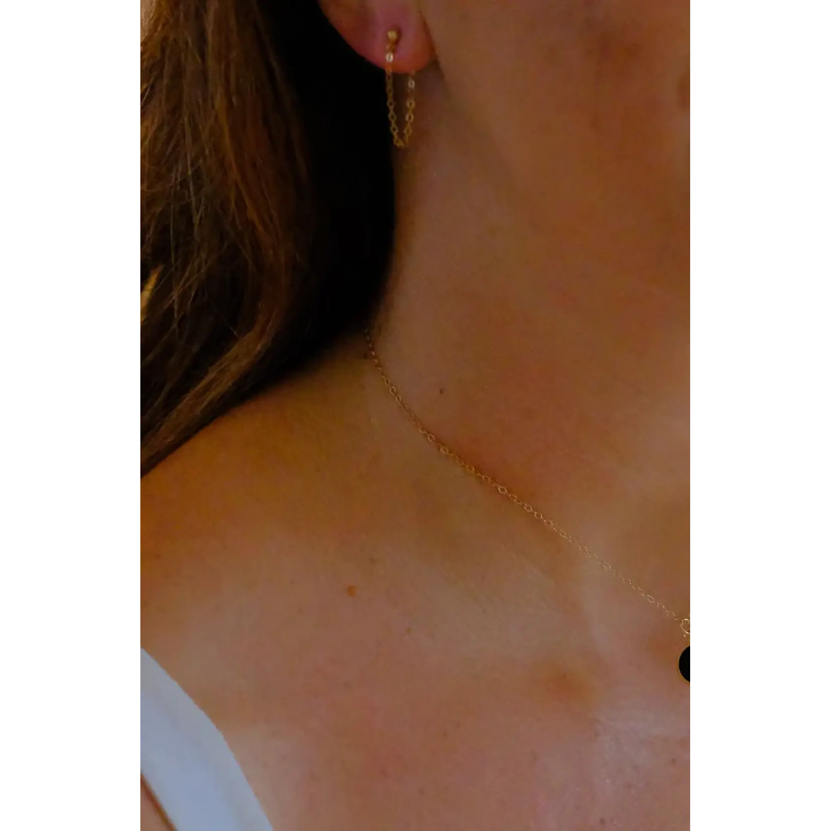 Jovial Art Simple Scoop Dangle Gold/Long Dangle