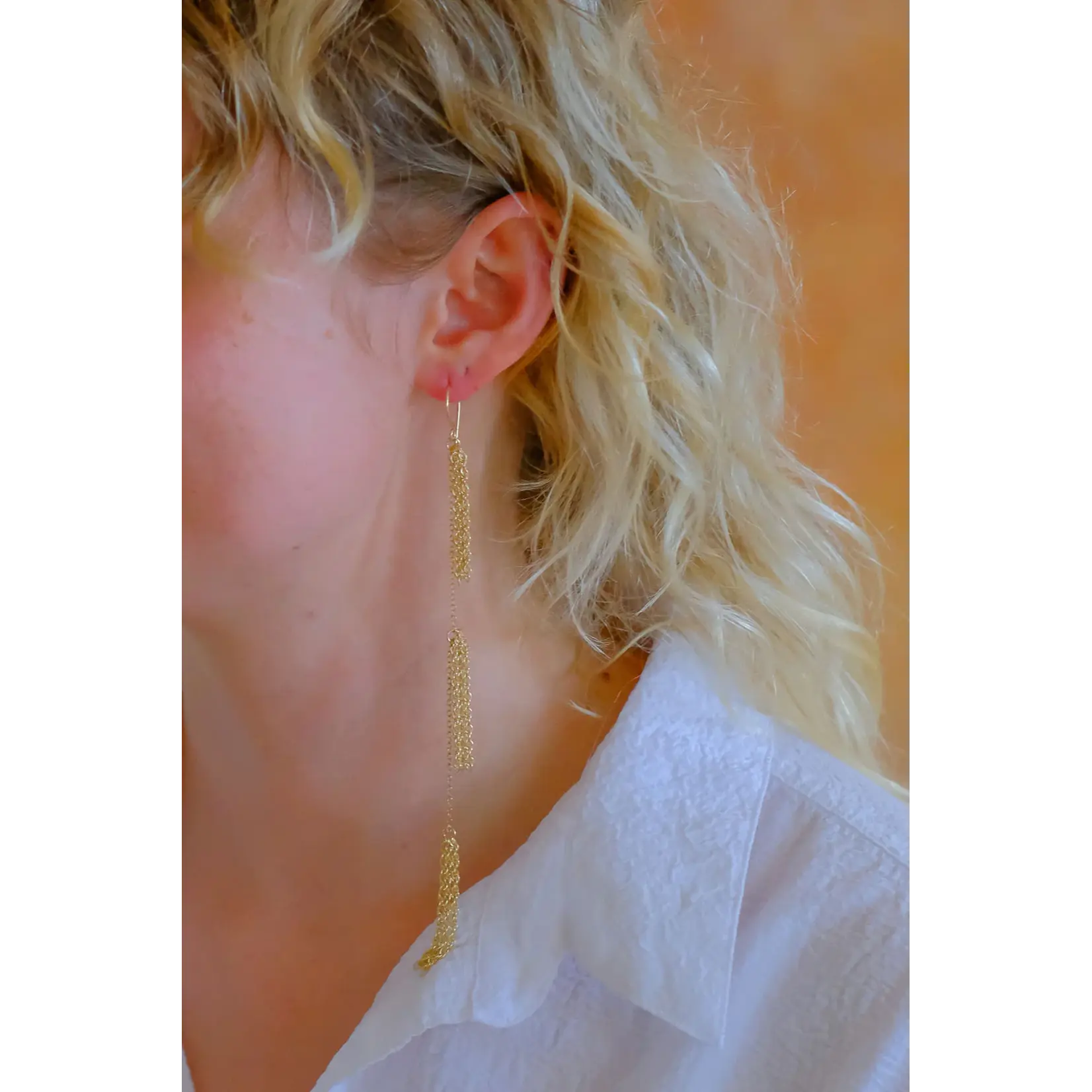 Jovial Art Asymmetrical Tassel Dangles