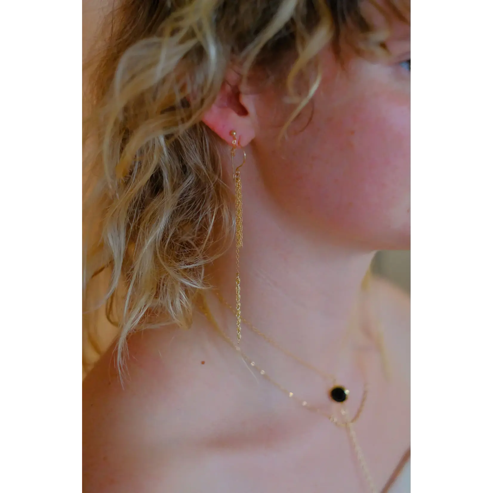 Jovial Art Asymmetrical Tassel Dangles