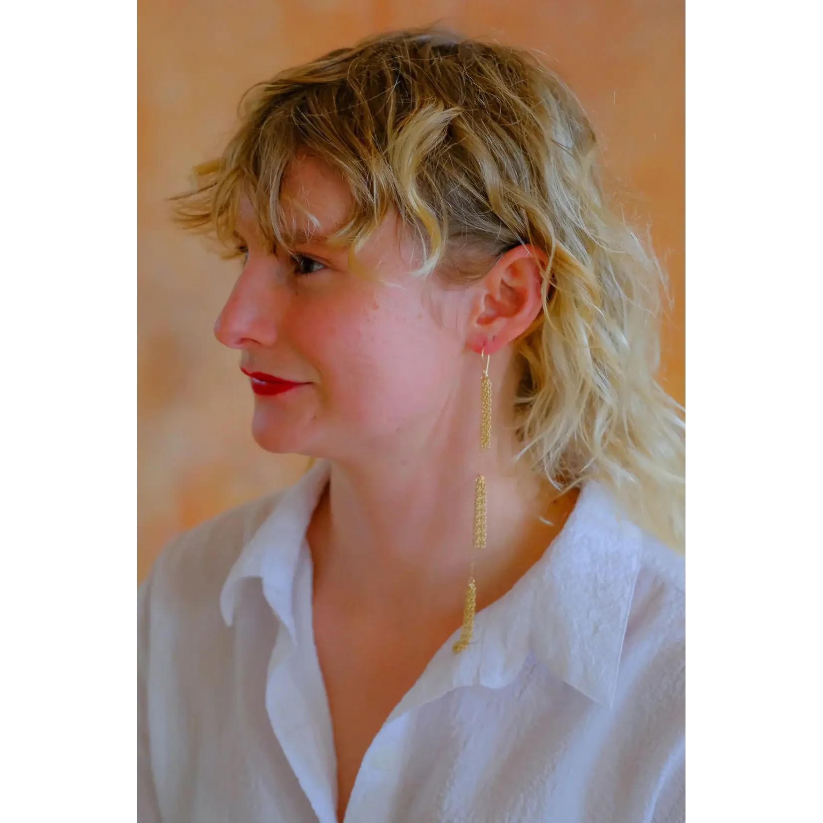 Jovial Art Asymmetrical Tassel Dangles