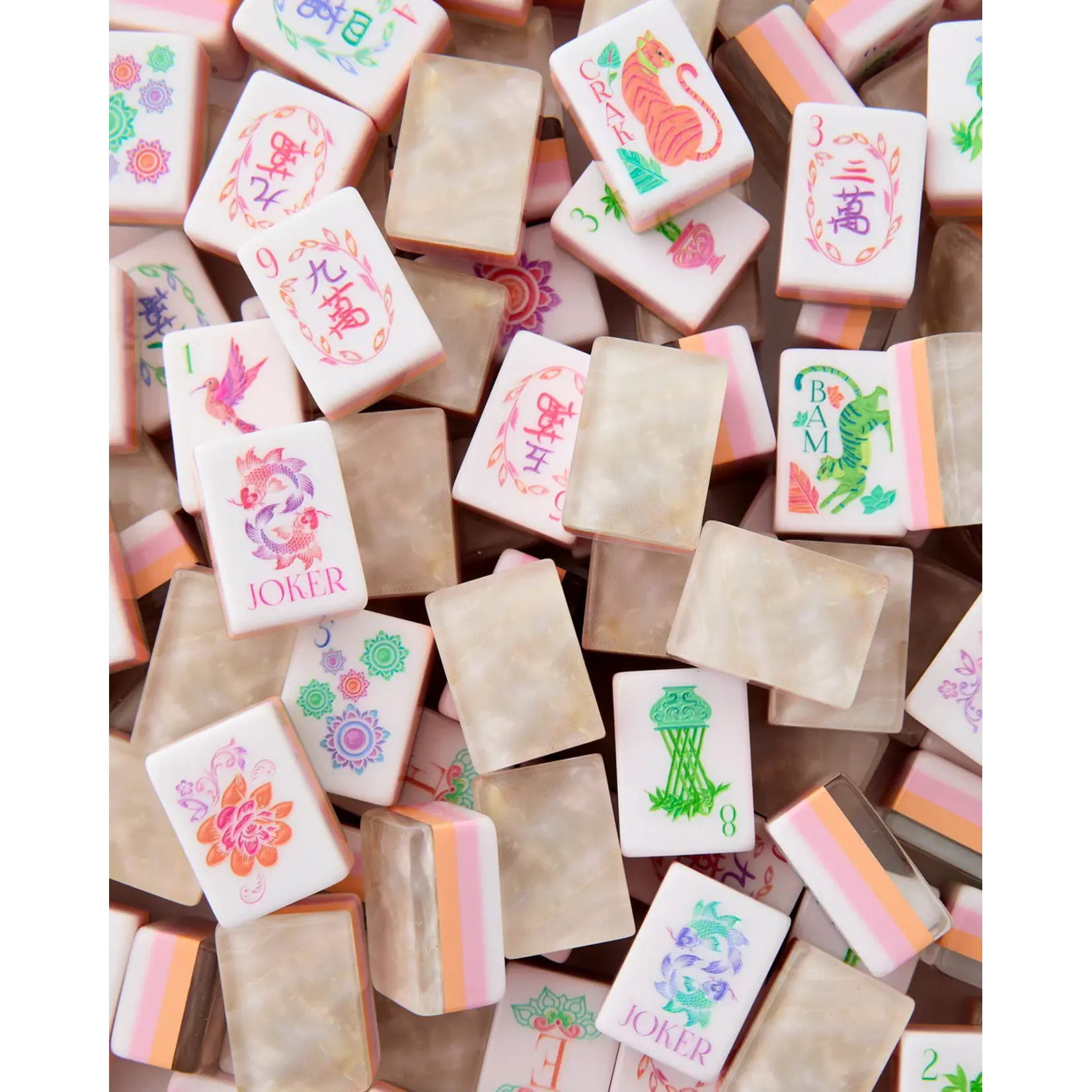 Oh My Mahjong Pearlescent Mahjong Tiles