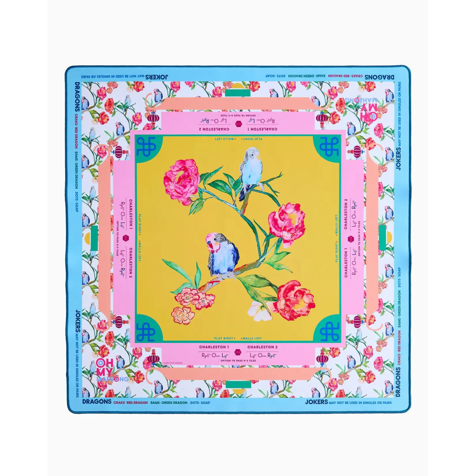 Oh My Mahjong Spring Fling x Brooke Wright Mahjong Mat