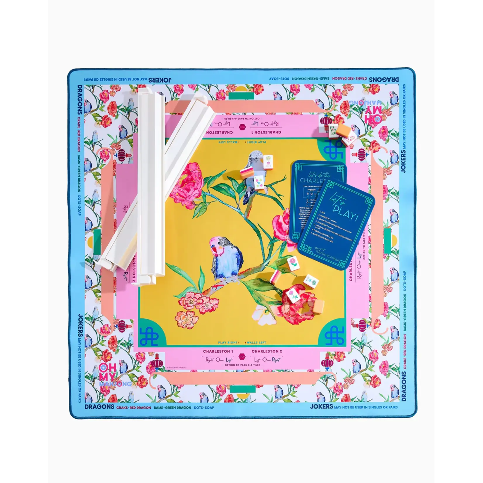 Oh My Mahjong Spring Fling x Brooke Wright Mahjong Mat