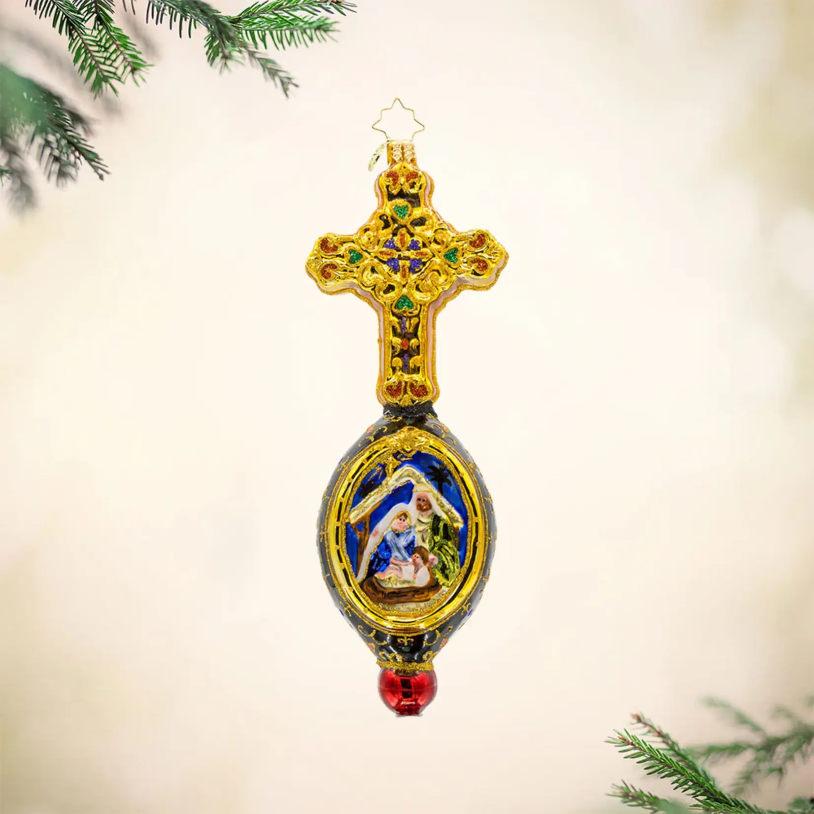 Christopher Radko Divine Cross Nativity