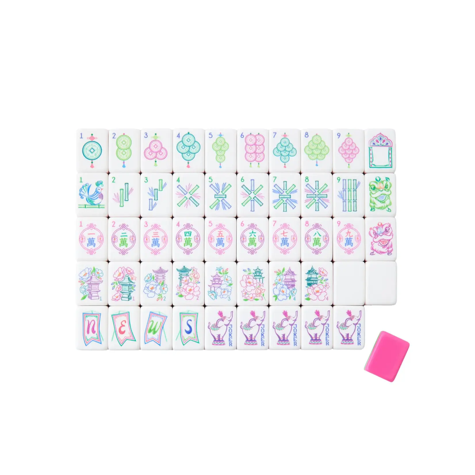 Oh My Mahjong Amara Mahjong Tile Set
