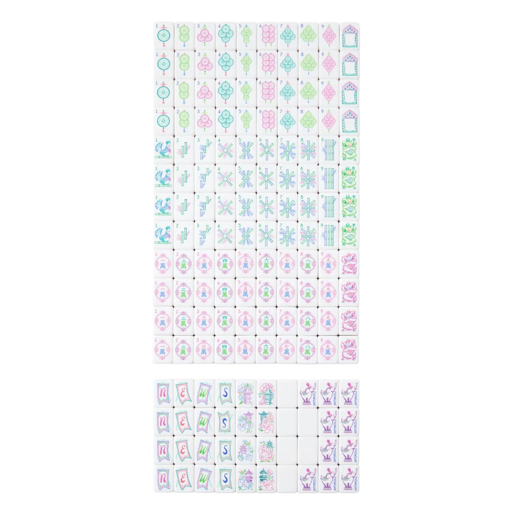 Oh My Mahjong Amara Mahjong Tile Set