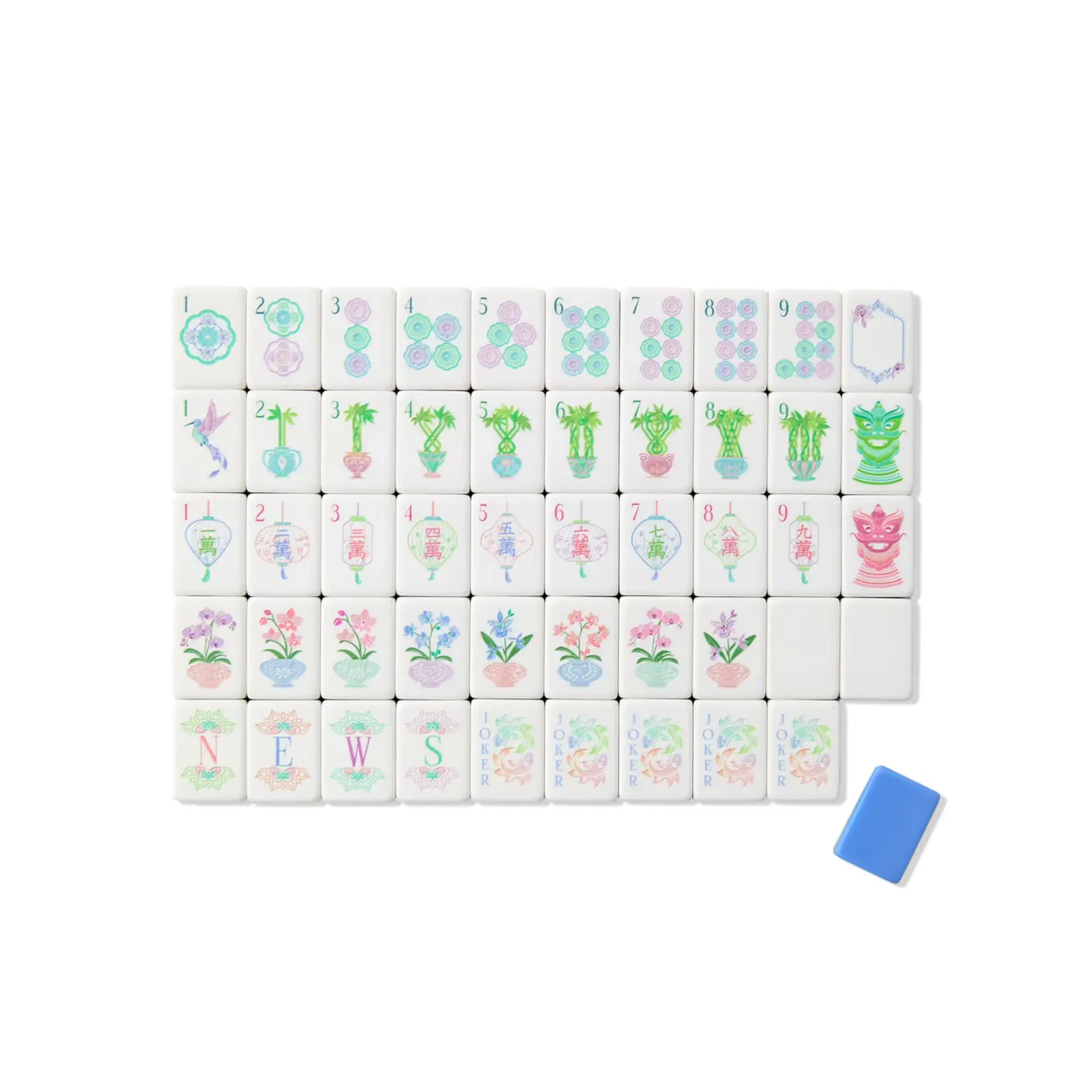 Oh My Mahjong Moonlight Mahjong Tile Set