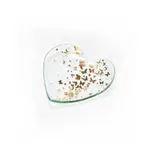Annieglass Annieglass Butterfly Heart Plate Gold, 7"