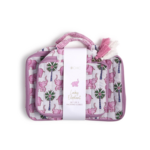 Two's Company Lucky Elephant Cotton Block Printed Packing Cubes S/2