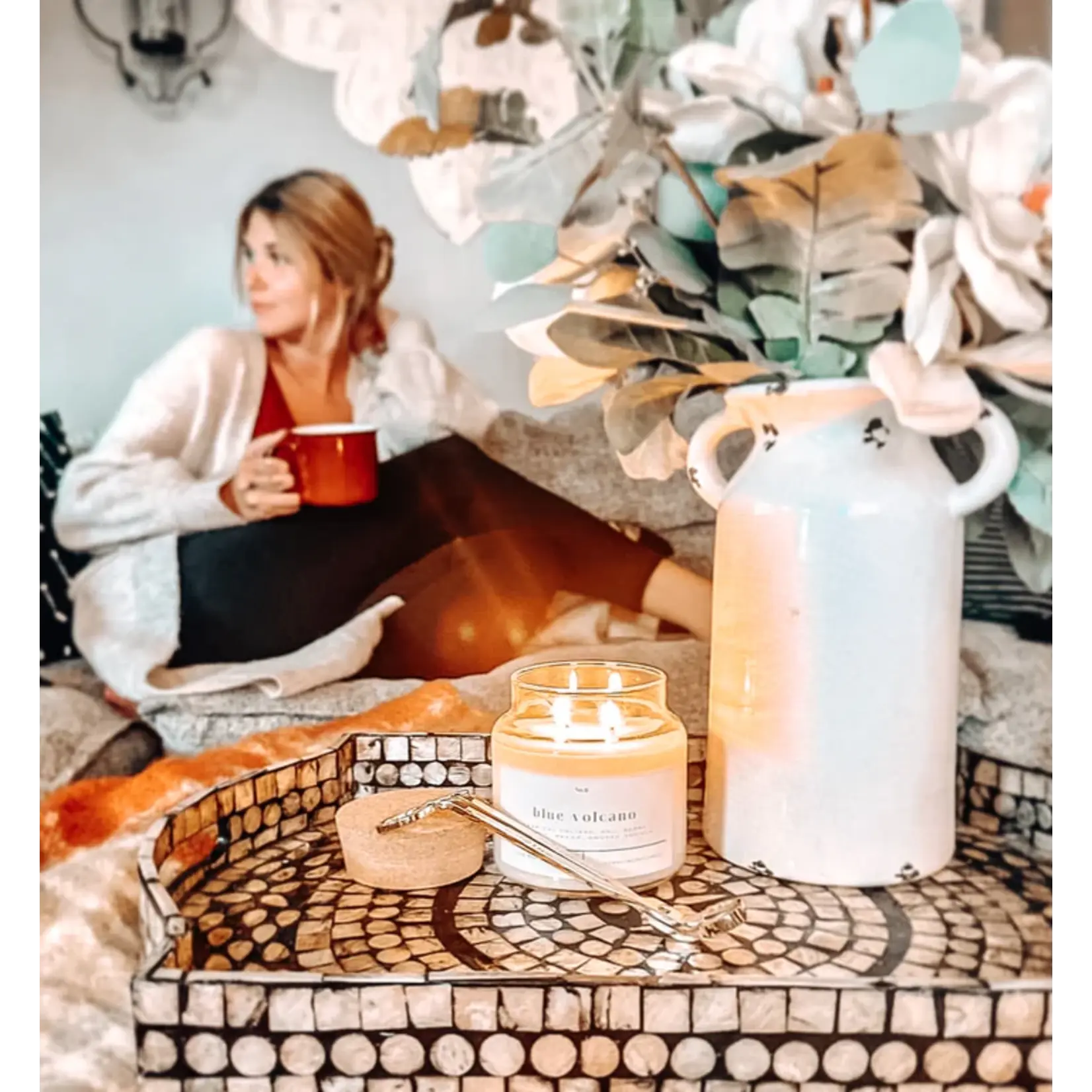 Forget Me Not Forget Me Not Candle 22oz Blue Volcano