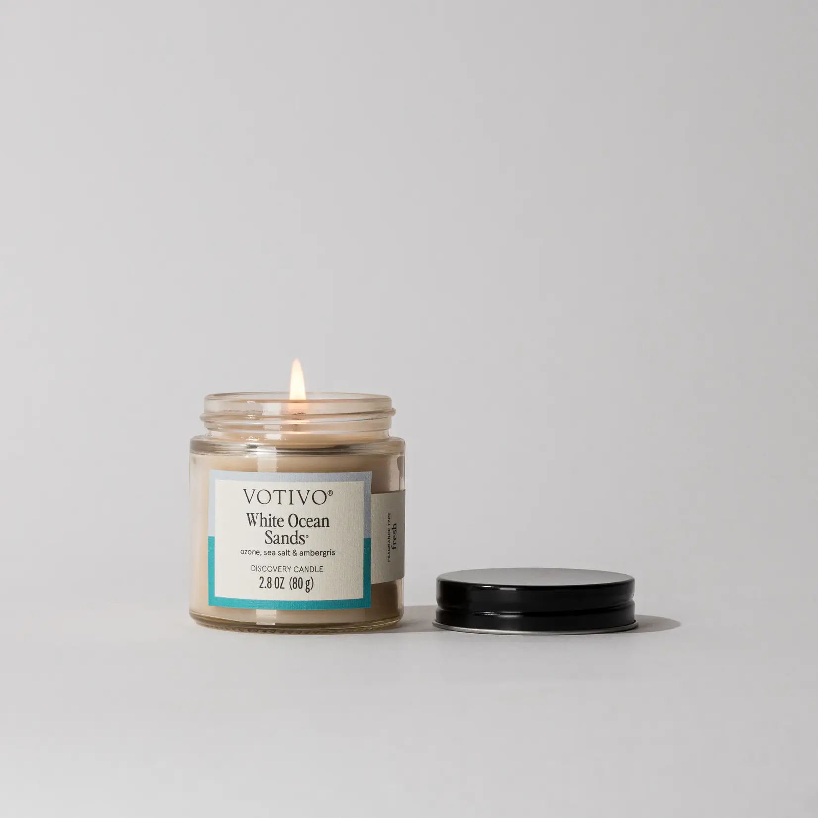 Votivo Discovery Jar Candle White Ocean Sands