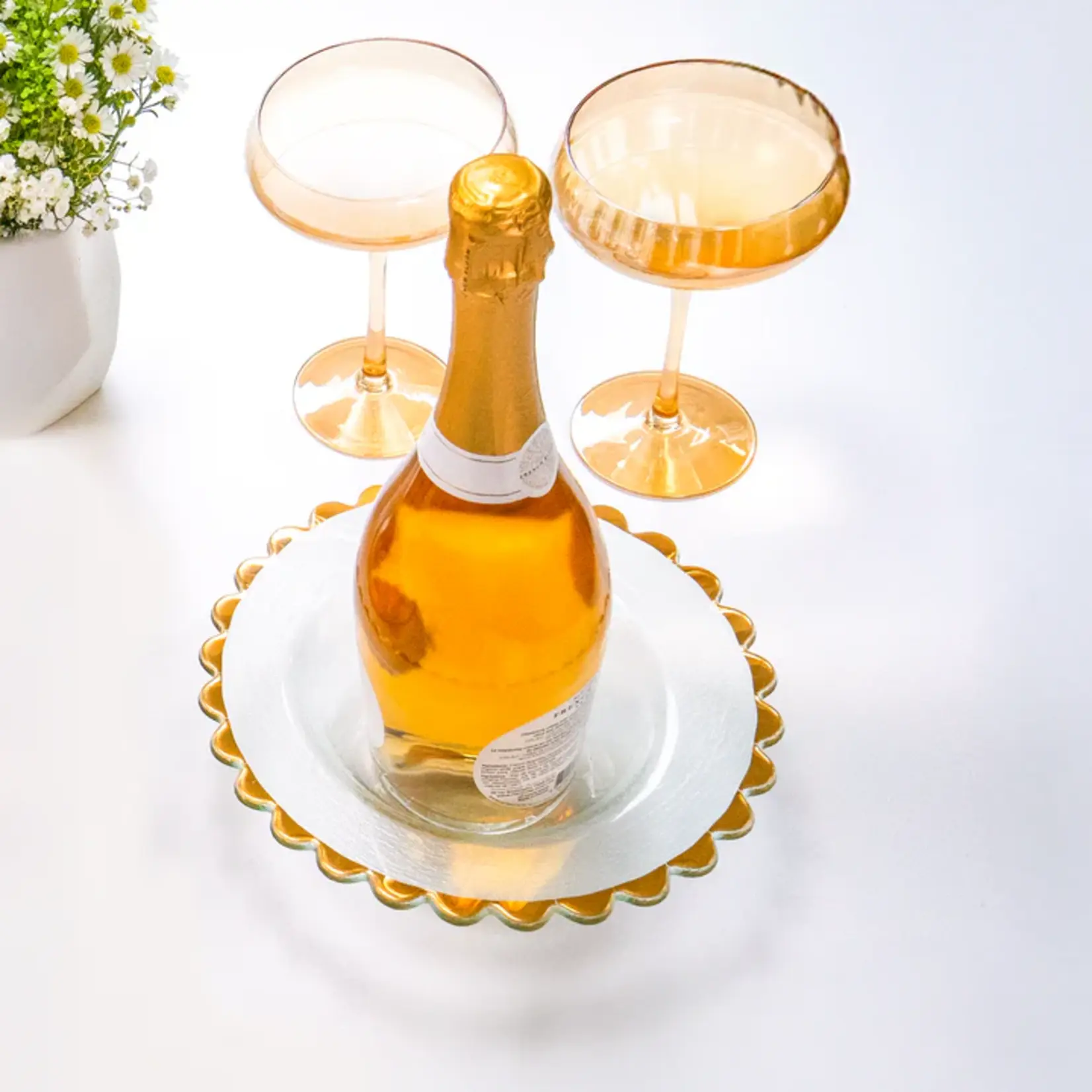 Annieglass Sweetie Wine Coaster