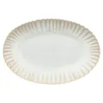 Casafina Mallorca Sand Oval Platter 16"