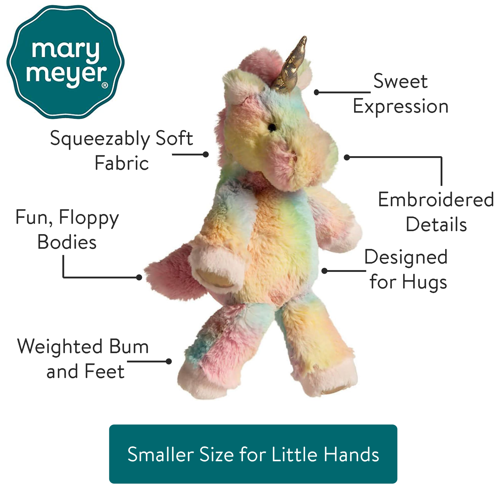 Mary Meyer Marshmallow Junior Fro-Yo Unicorn
