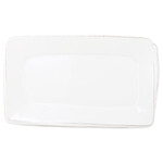 Vietri Lastra Melamine White Rectangular Platter