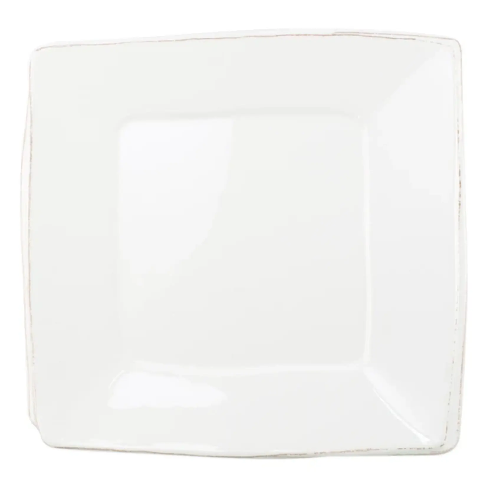 Vietri Lastra Melamine White Square Platter