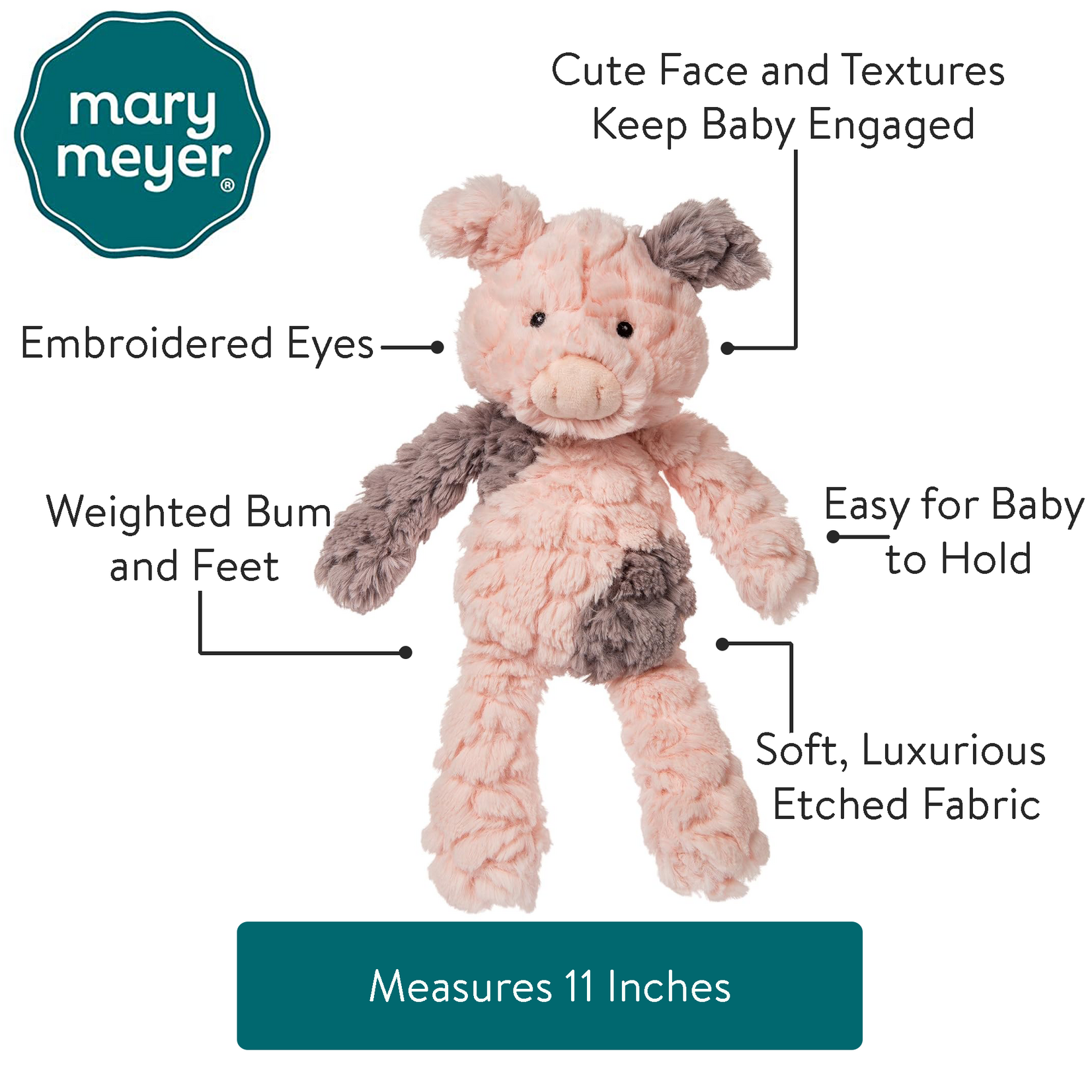 Mary Meyer Putty Nursery Piglet